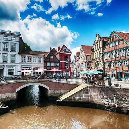 Die Stader Ferienwohnung Mit Terrasse Exterior foto